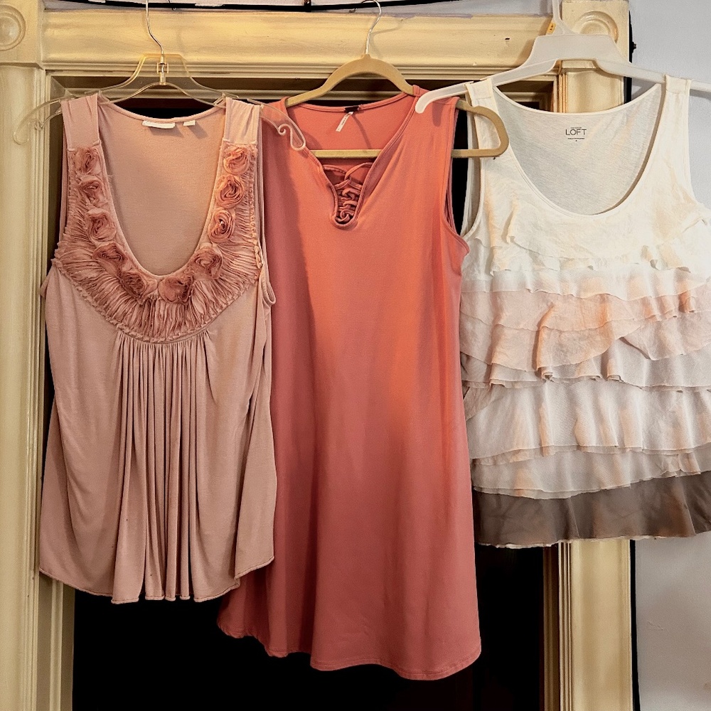 Women’s used tops and dresses
